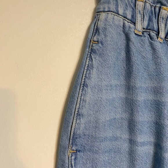 PILCRO Petite Light Wash Women's High-Rise Relaxed Tapered Jeans Size 27 - Picture 9 of 11